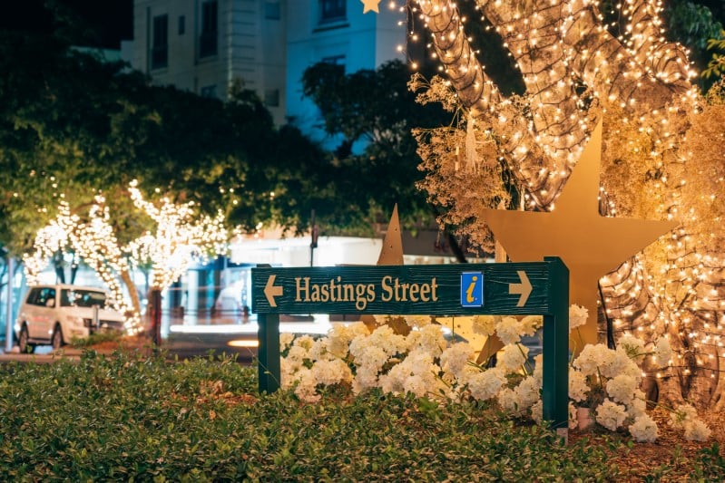 Hasting Street Christmas Lights